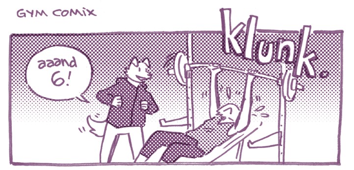 Preview of a black and white comic - click through for full comic