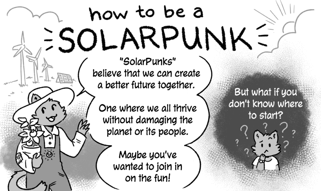Preview of How to Be a Solarpunk comic